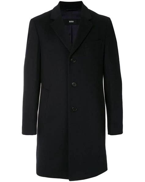 hugo boss rain coat|hugo boss cashmere overcoat.